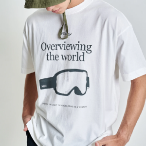 Camiseta Oversized Overviewing OffWhite