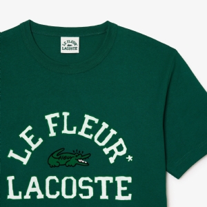 Camiseta Lacoste x Golf Le Fleur Verde