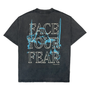 Camiseta Allglory FACE YOUR FEAR PRETO