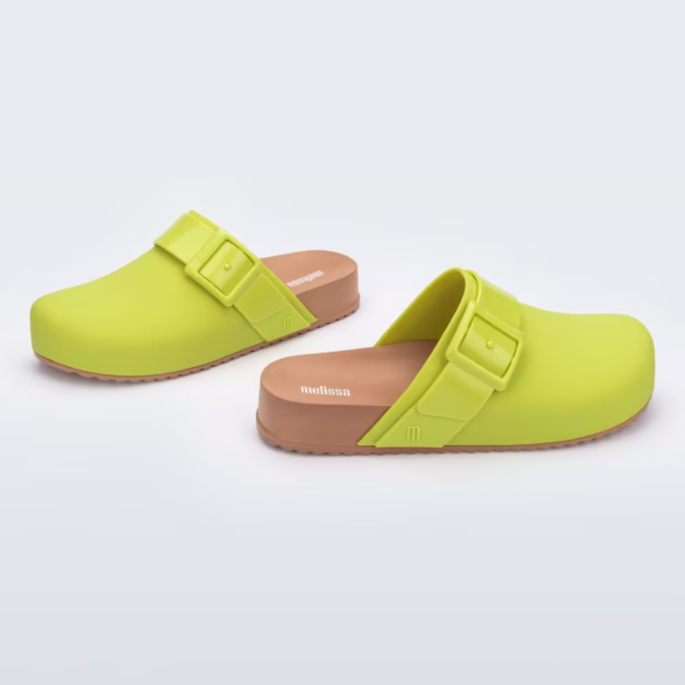 MELISSA COZY CLOG VERDE/MARROM